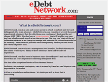 Tablet Screenshot of edebtnetwork.com